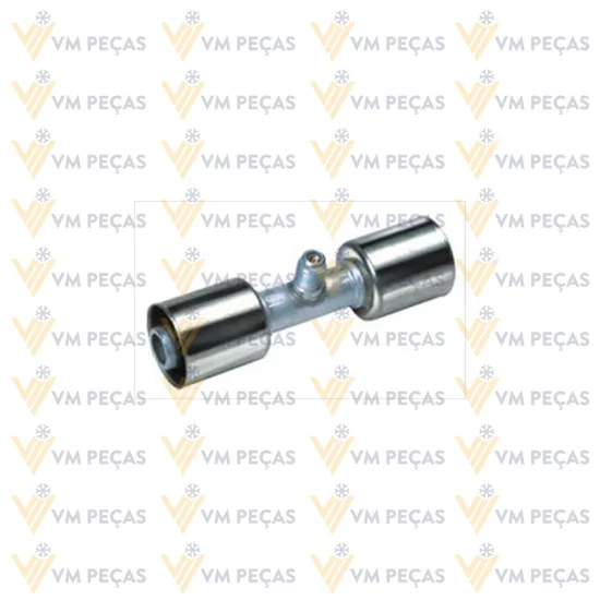Uniao Aluminio 8mm com Ventil R12