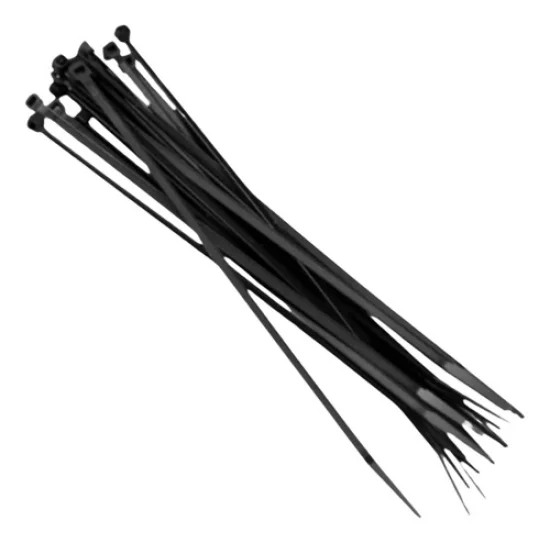 Abraçadeira Plastica 20cm x 4mm [Preto] [Pacote com 100 peças]