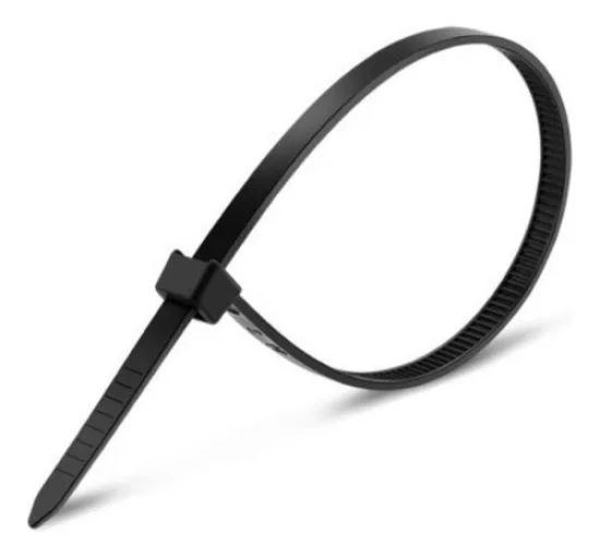 Abraçadeira Plastica 20cm x 4mm [Preto] [Pacote com 100 peças]