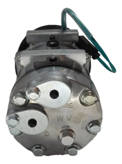 Compressor Sanden SD7H15, Passante, Volvo FH, 8pk 136mm, 24v [Original Americano]