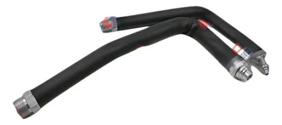 Adaptador com Tubo Radial 6mm e 10mm para Valvula de Expansao VW Gol, Parati, Saveiro G2, G3, G4 1996 a 2007