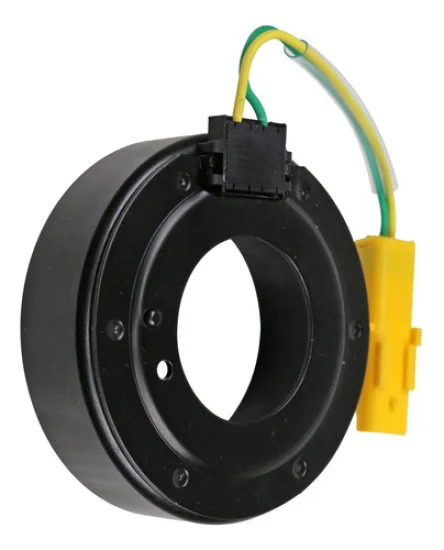 Bobina Sanden SD6V12 Citroen C3, C4 /Peugeot 206, 208, 307 /Renault Clio, Duster [Baixa] [Conector Amarelo]