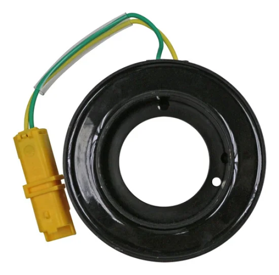 Bobina Sanden SD6V12 Citroen C3, C4 /Peugeot 206, 208, 307 /Renault Clio, Duster [Baixa] [Conector Amarelo]