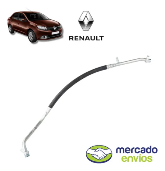 Mangueira #10 Renault Logan, Sandero 2013 a 2020 [Compressor x Valvula de Expansao]