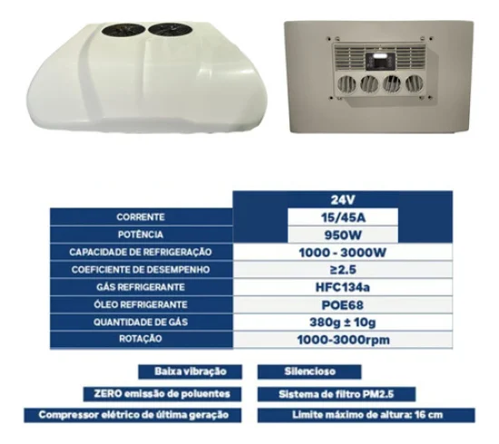 Ventilador da Caixa Universal Spal [006-A45/B-22] 2 Eixos [Alto] 12v