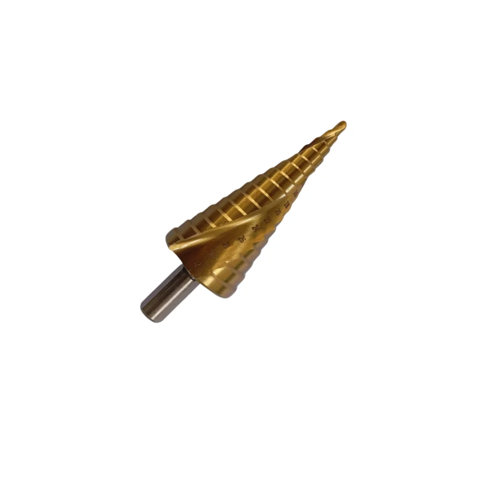 Broca escalonada em aço rápido tin 04 à 32mm para metal Wtools