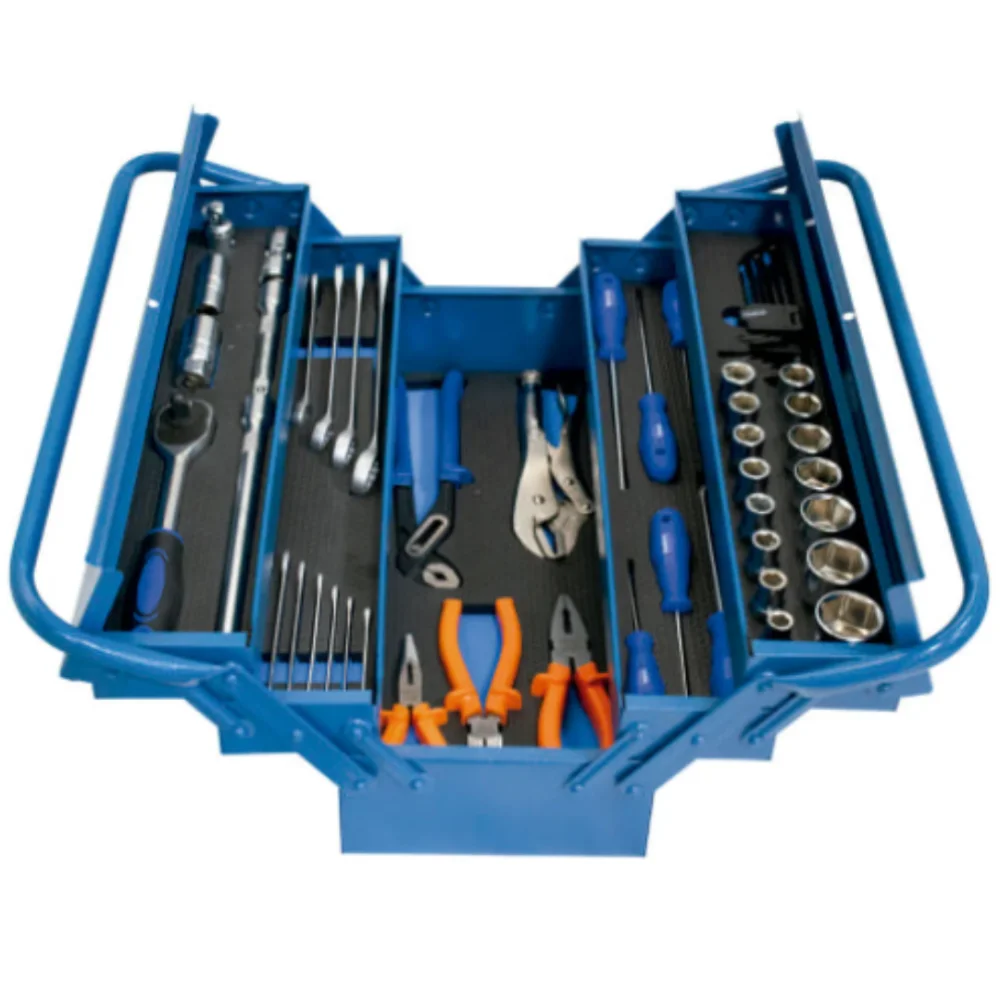 Caixa de ferramentas com 5 gavetas e 54 peças RioSulTools