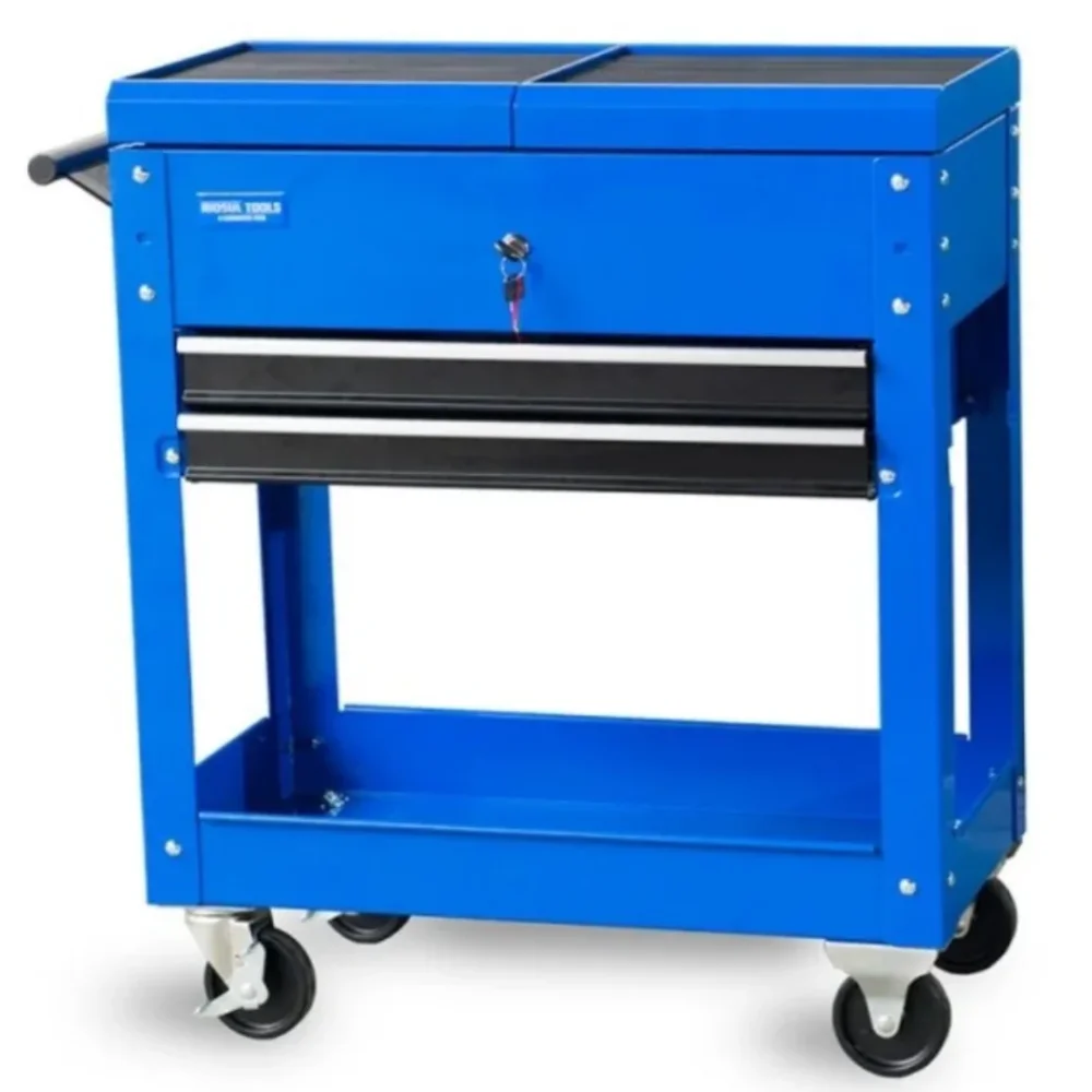 Carro Para Ferramentas 02 Gavetas + Abertura Superior Riosul Tools