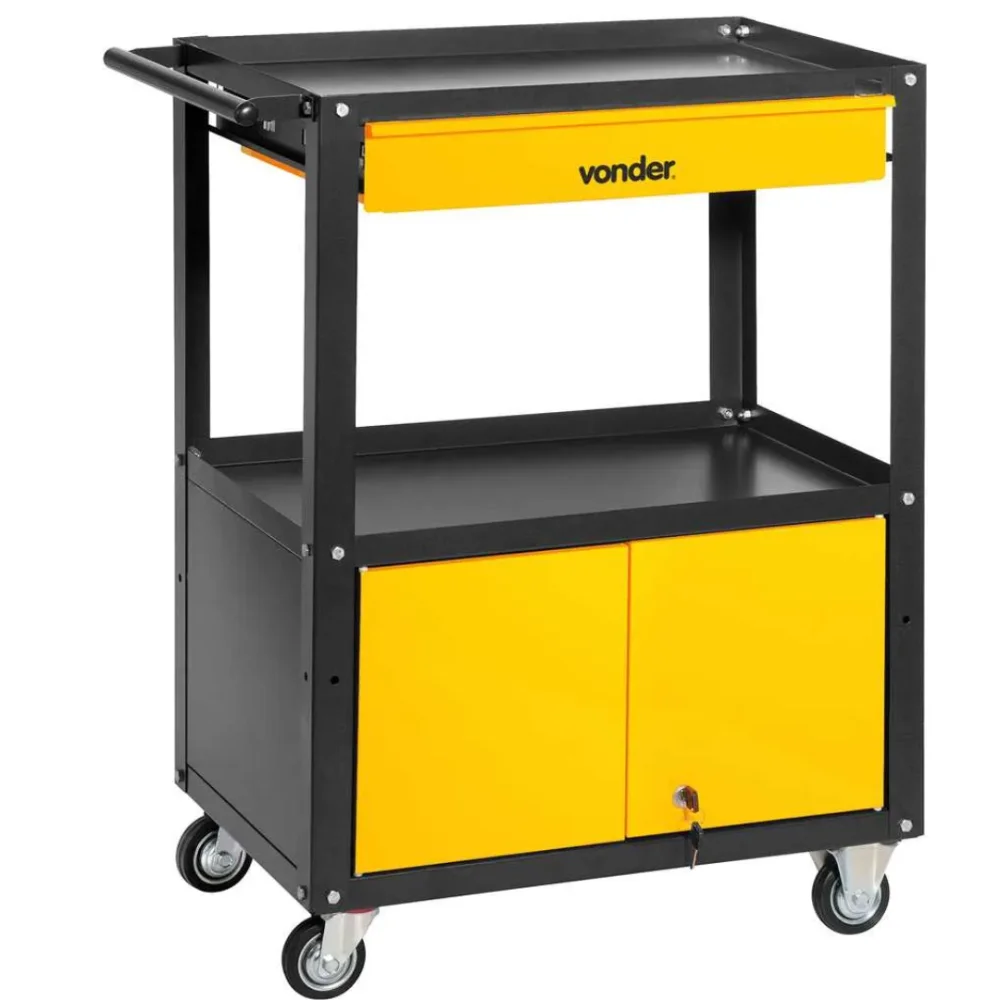 Carro Para Ferramentas Semifechado Com 01 Gaveta VD 2018 Vonder