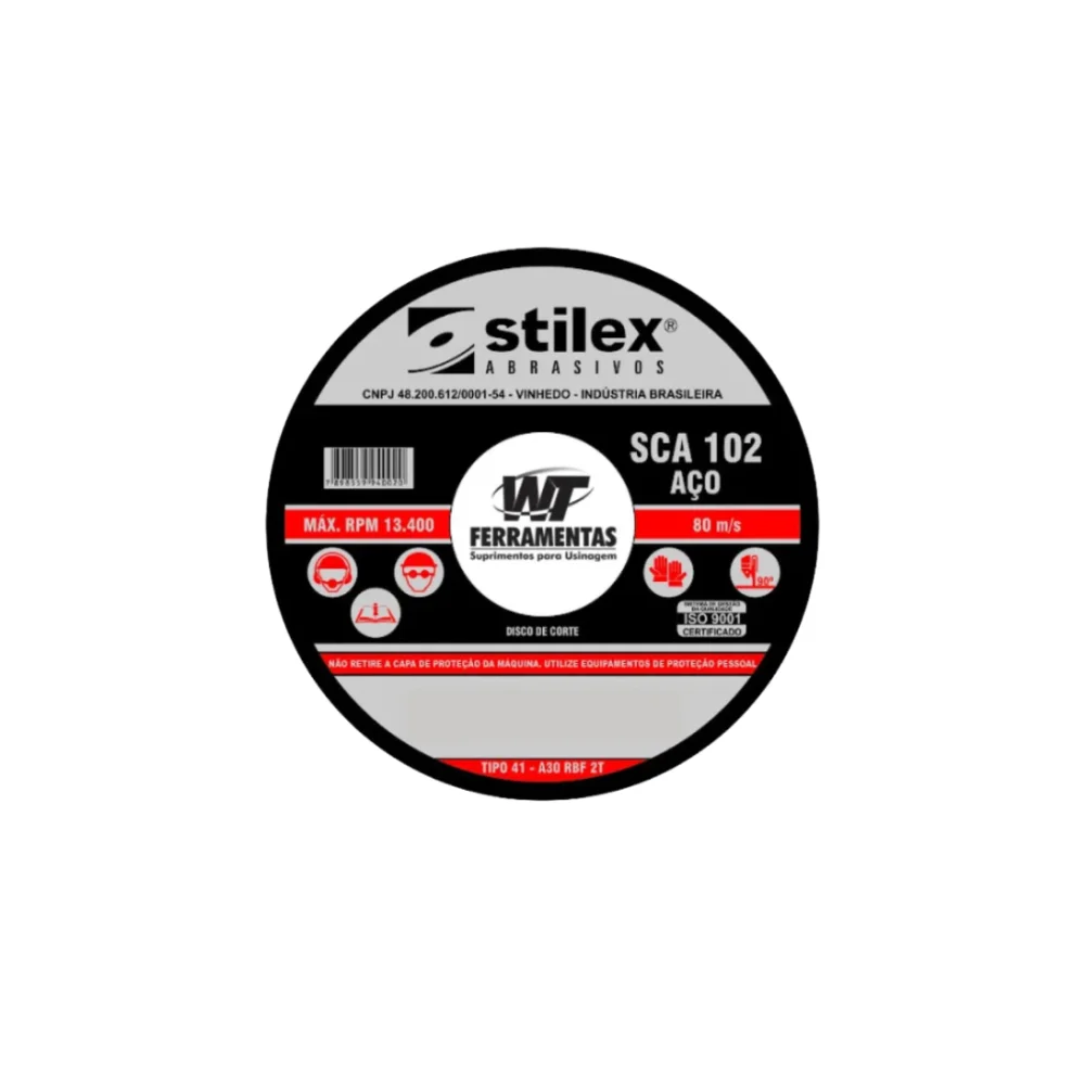 Disco de corte 9 x 1/8 x 7/8pol Stilex