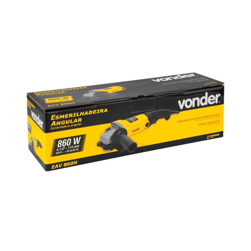 Esmerilhadeira 4.1/2 Pol. 220V EAV860 Vonder