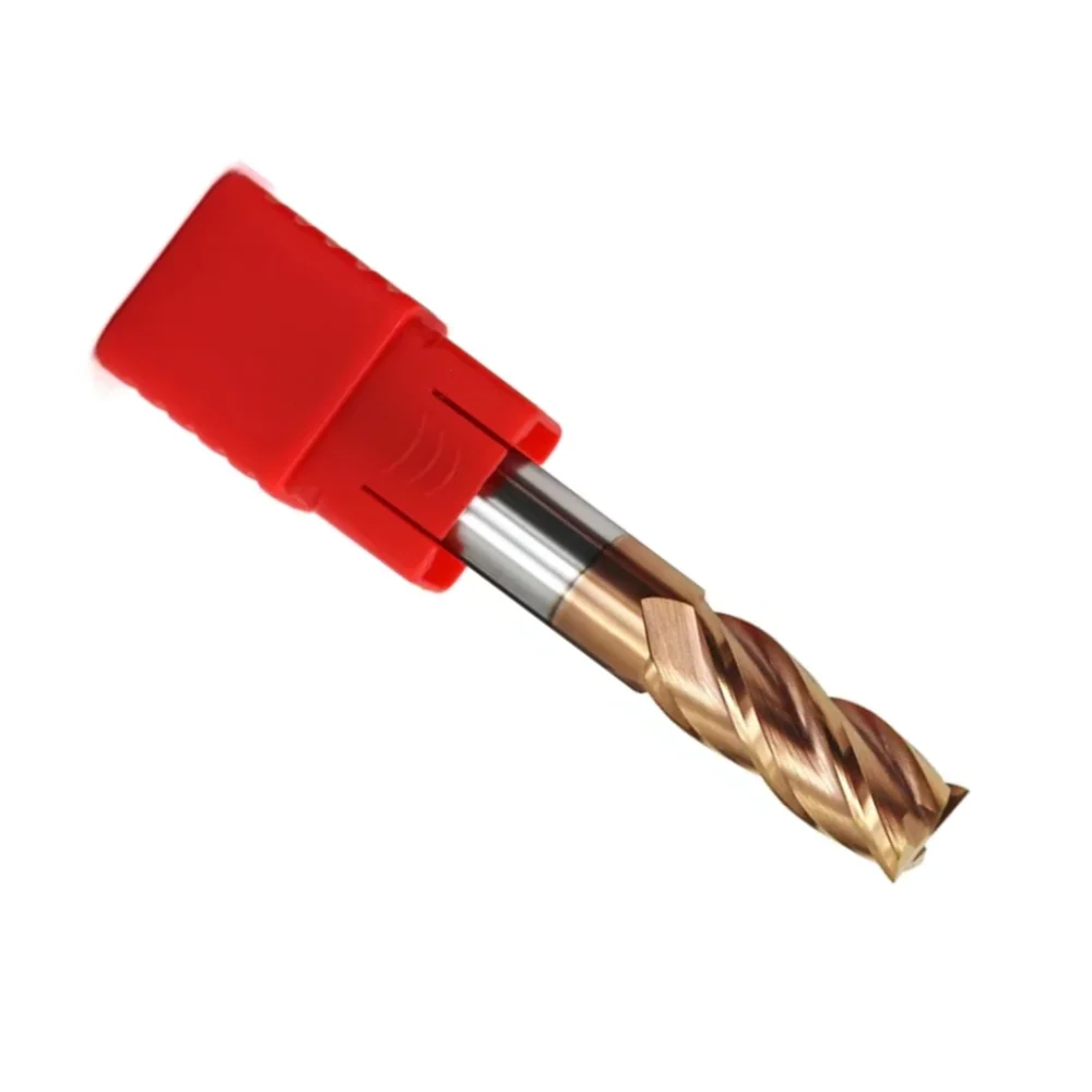 Fresa topo reto metal duro 10mm 4 cortes 55hrc Wtools Carbide