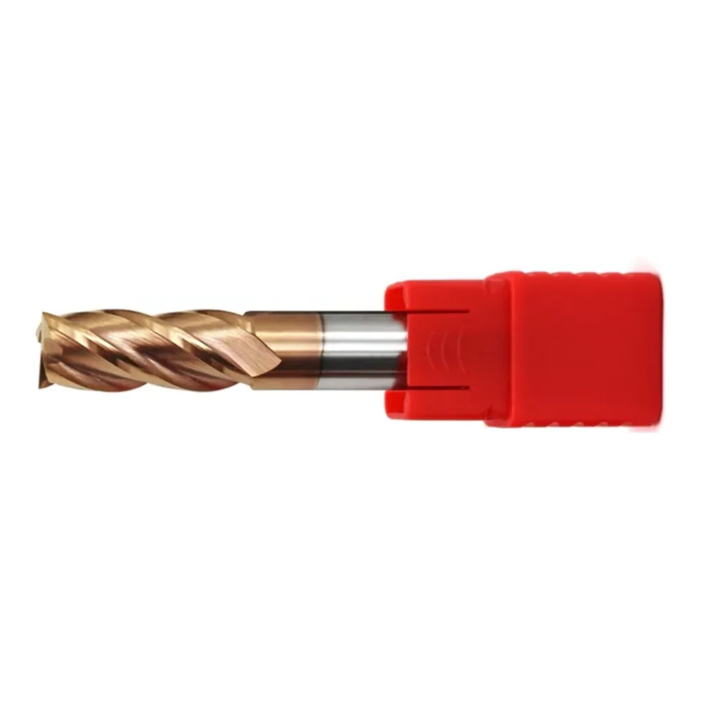 Fresa topo reto metal duro 10mm 4 cortes 55hrc Wtools Carbide