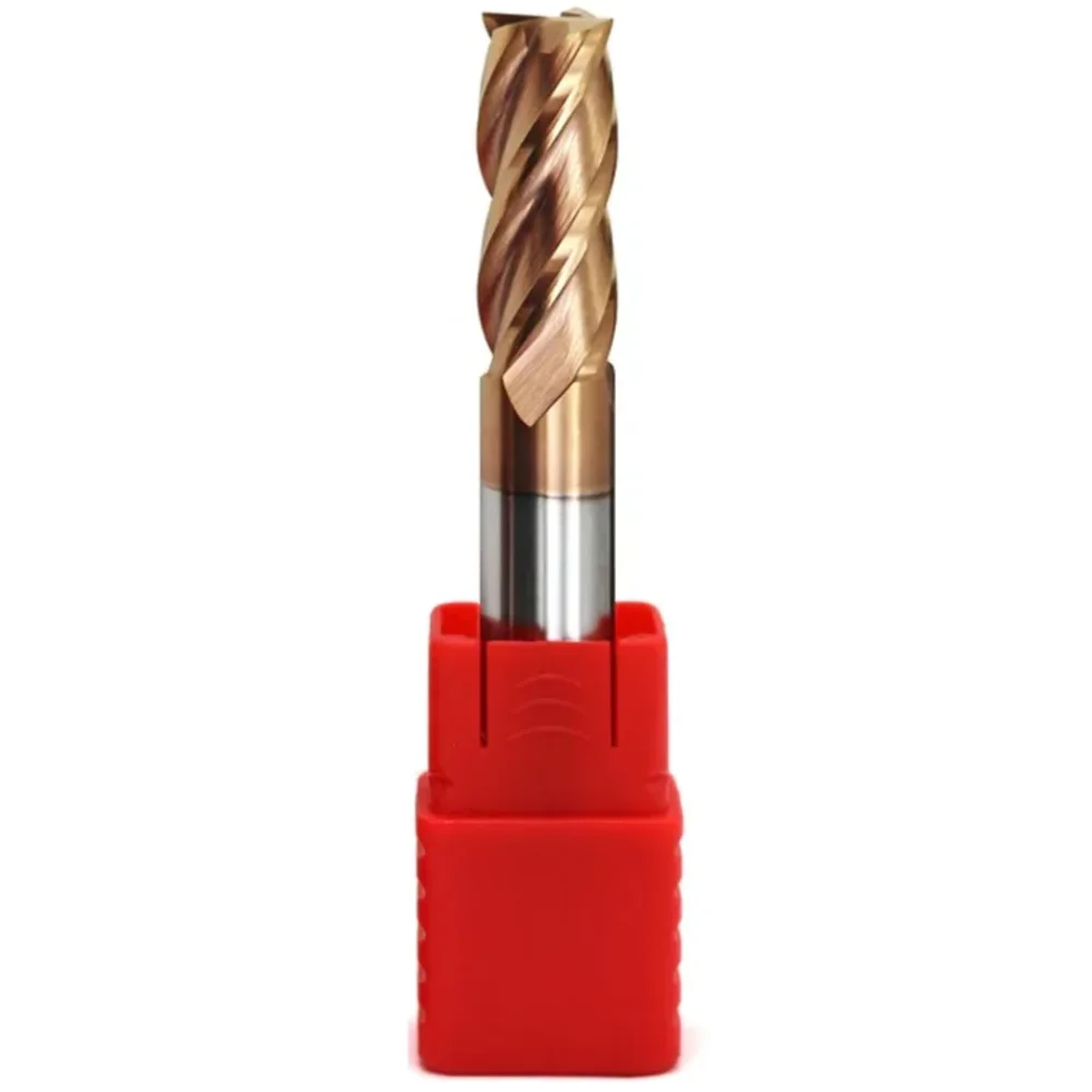 Fresa topo reto metal duro 10mm 4 cortes 55hrc Wtools Carbide