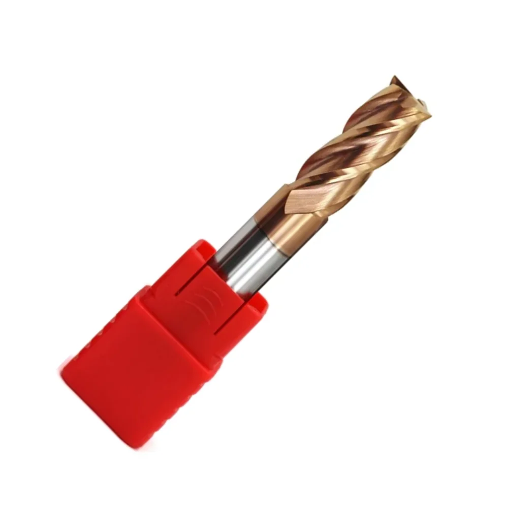Fresa topo reto metal duro 10mm 4 cortes 55hrc Wtools Carbide