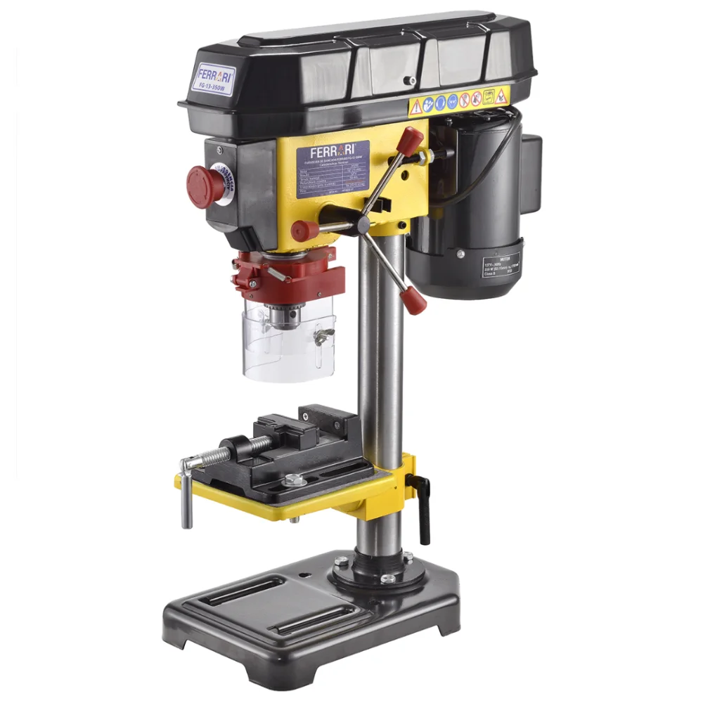 Furadeira De Bancada Com Morsa FG-13 350W 220V Ferrari