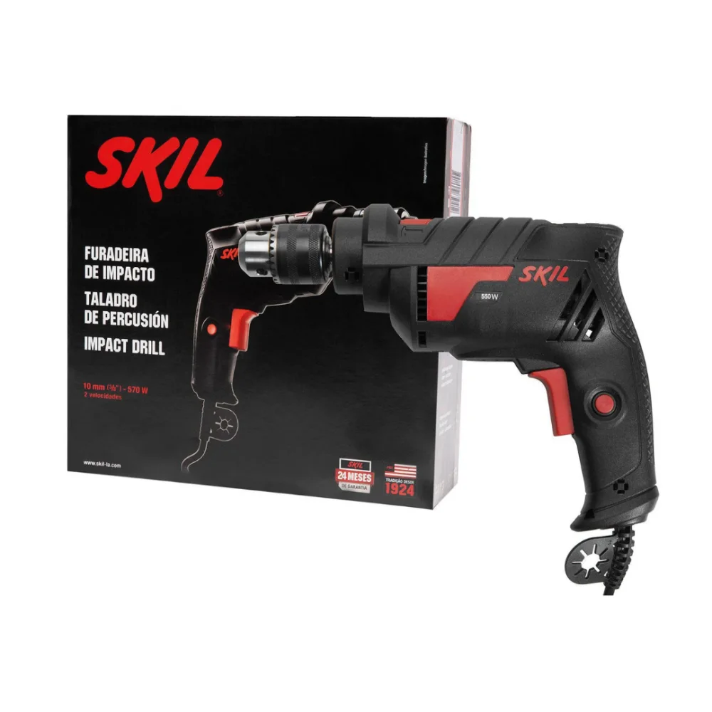 Furadeira De Impacto 550W 2 Velocidades 220V 3/8 Pol. Skil