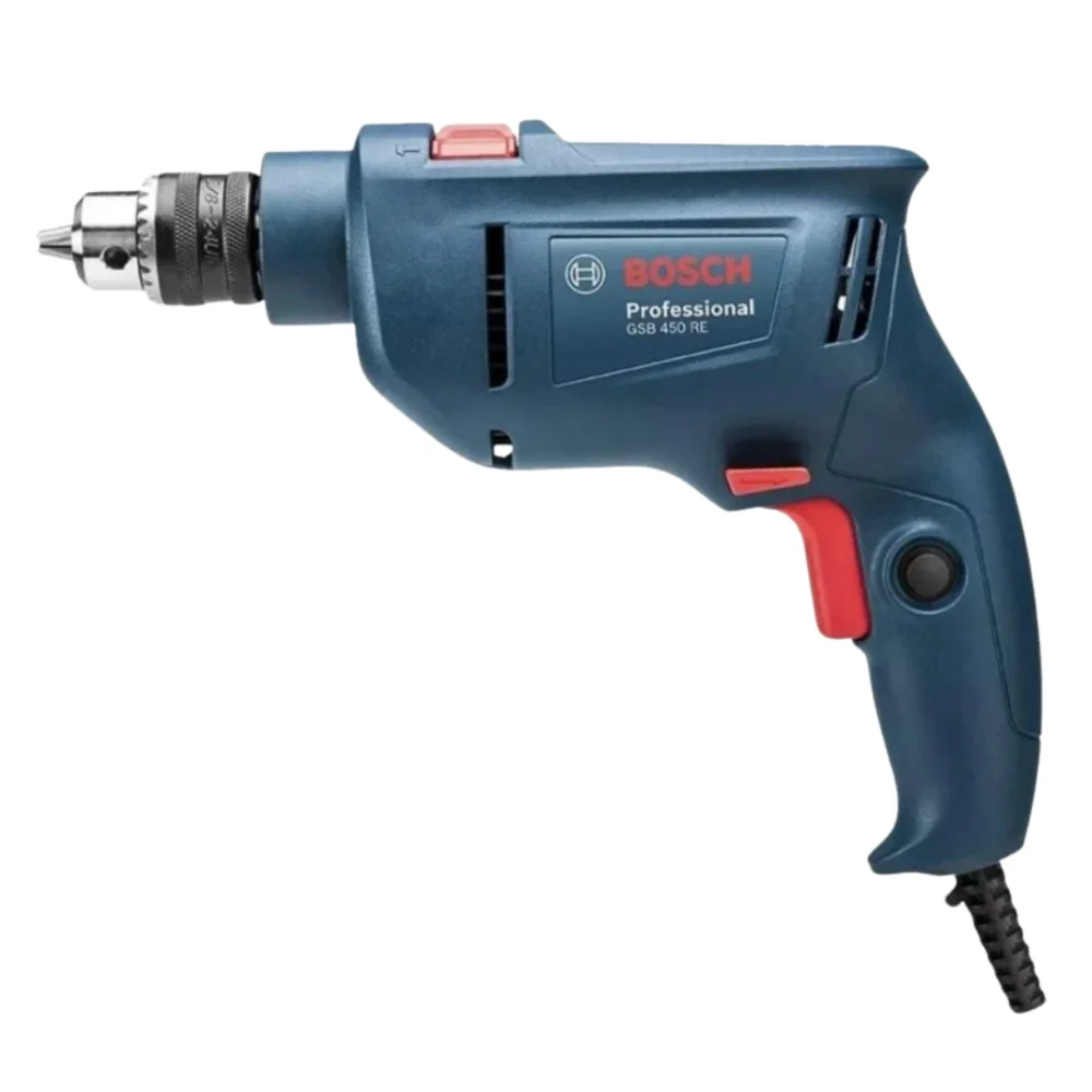 Furadeira De Impacto 450W 220V Com 03 Brocas GSB 450 RE Bosch