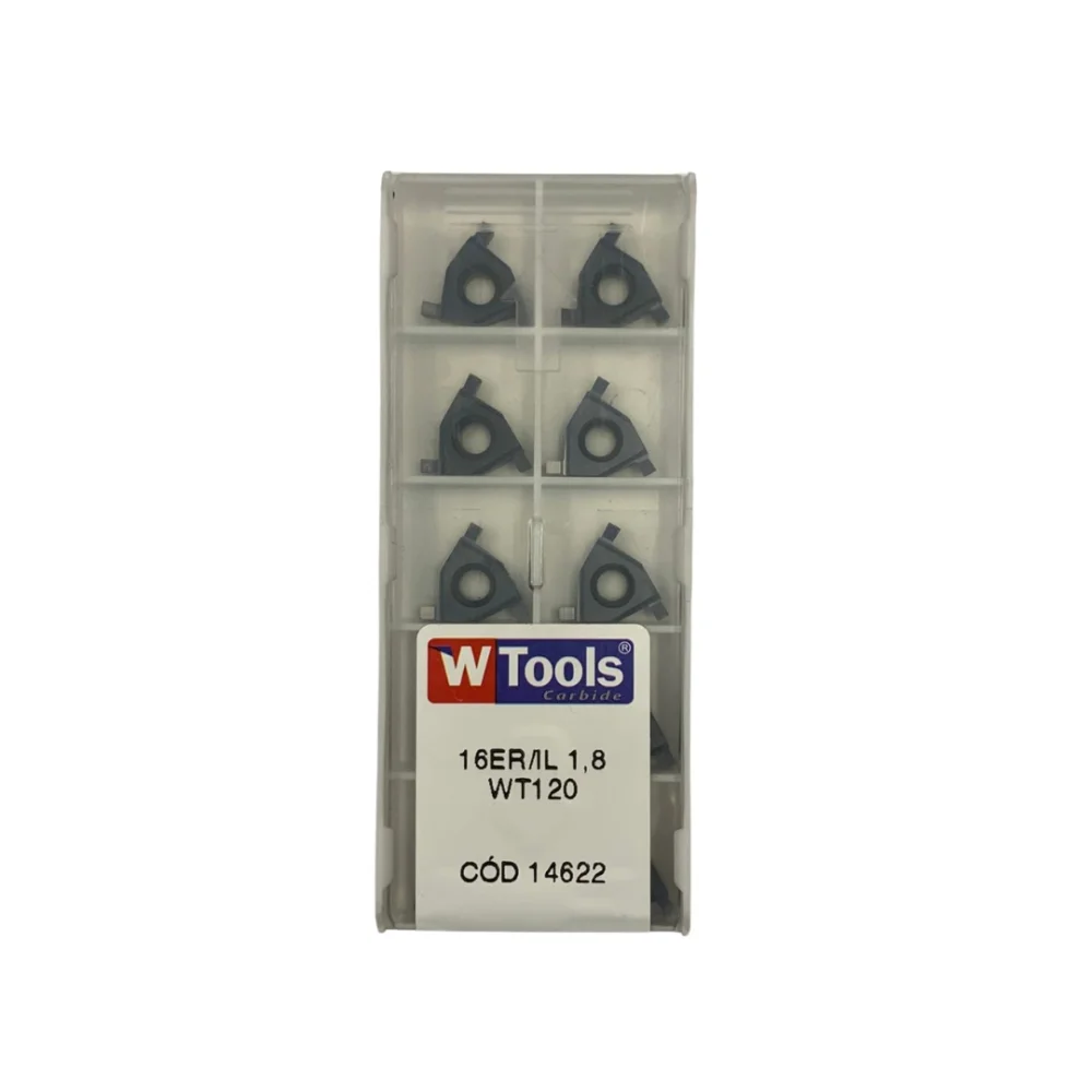Inserto De Metal Duro Canal Externo 16ER/IL 1,8 WT120 Wtools Carbide