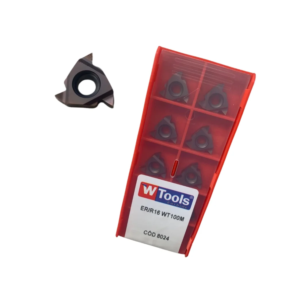Inserto De Metal Duro Rosca Externa ER/R16 WT100M Wtools Carbide