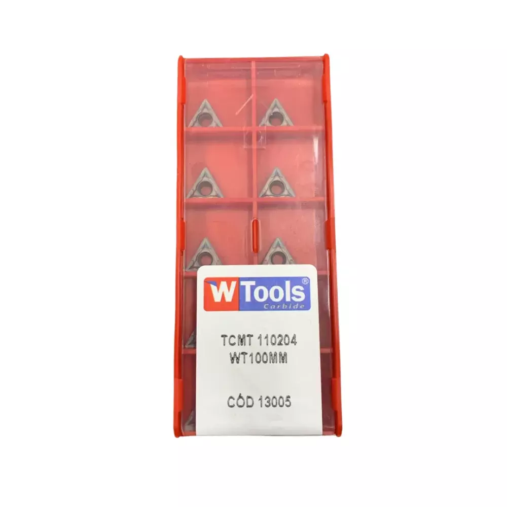 Inserto De Metal Duro TCMT 110204 WT100 Wtools Carbide