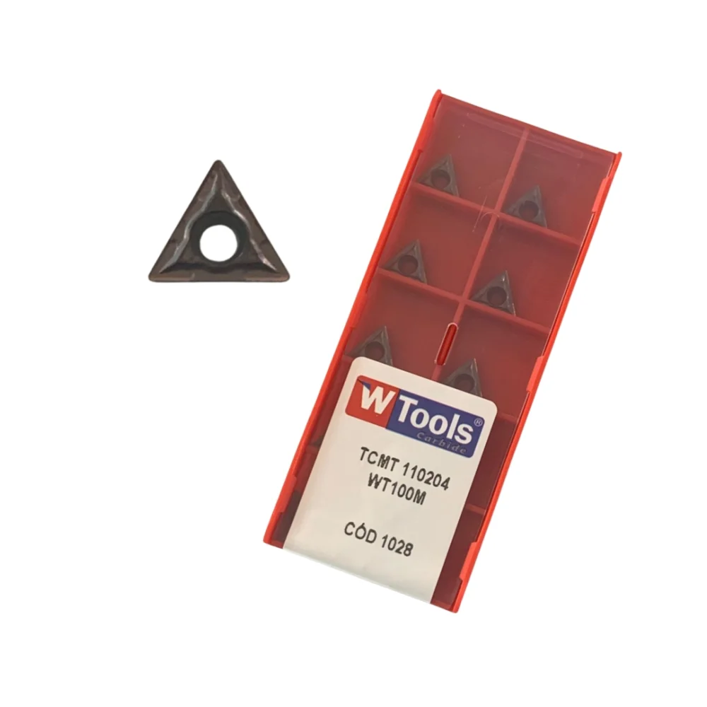 Inserto De Metal Duro TCMT110204 WT100M Wtools Carbide