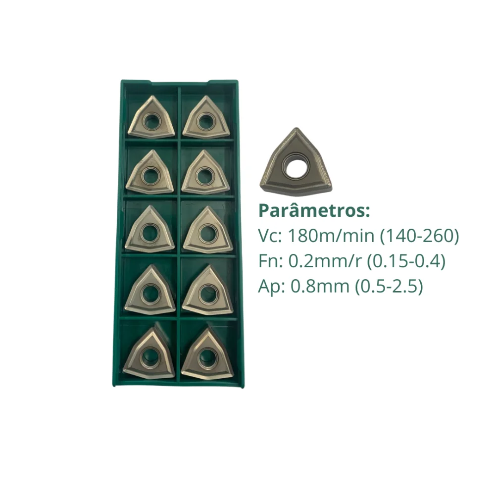 Inserto De Metal Duro WNMG 080408 MS TRX652