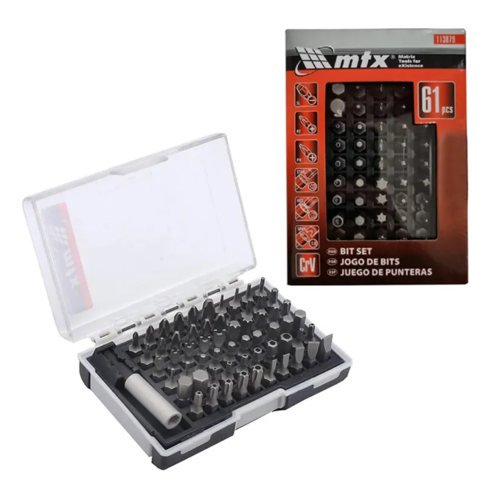 Jogo de bits com 61 peças Mtx
