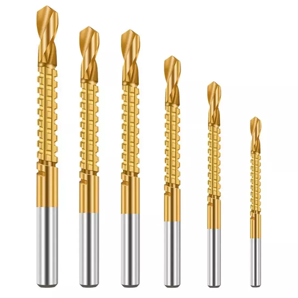 Jogo De Brocas Tin Corte Lateral Com 06 Peças Wtools