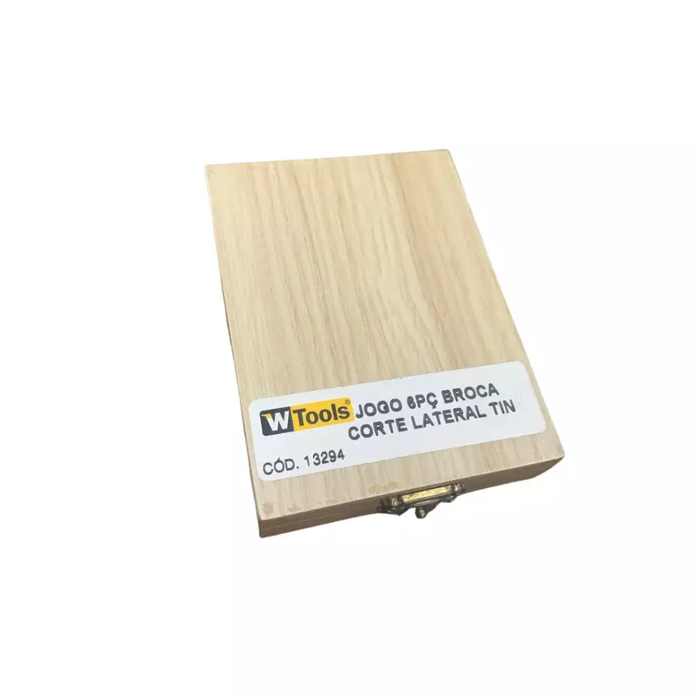 Jogo De Brocas Tin Corte Lateral Com 06 Peças Wtools