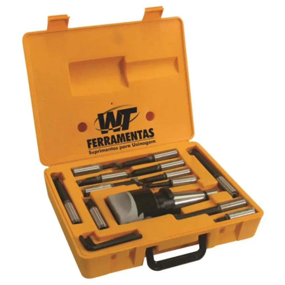 Kit cabeçote broqueador 75mm com 12 peças Wtools