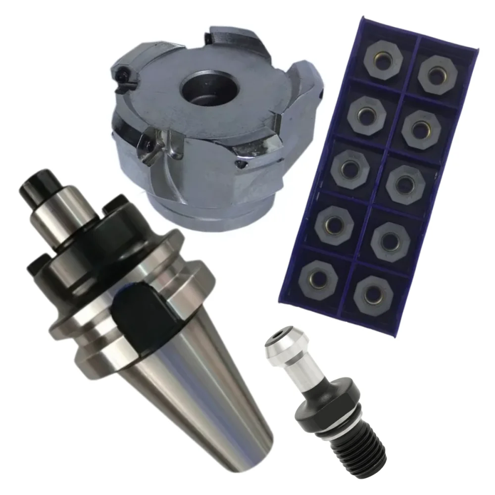 Kit cabeçote, porta cabeçote BT40, pastilhas ofmt05t305 e pino de fixação