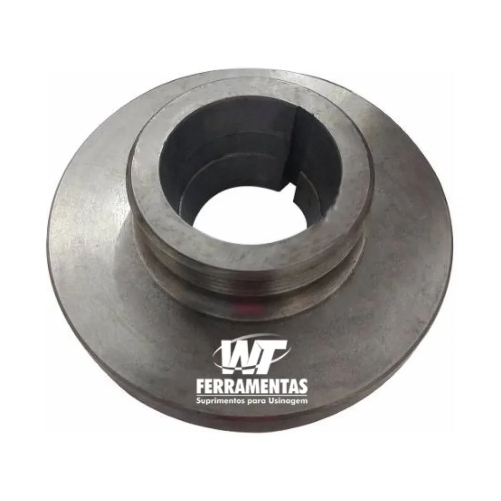 Kit placa para torno universal 3 castanhas 250mm + flange para placa