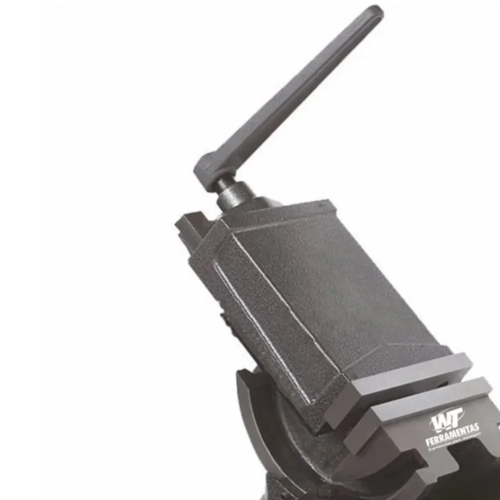 Morsa mecânica inclinável giratória abertura de 125mm Wtools