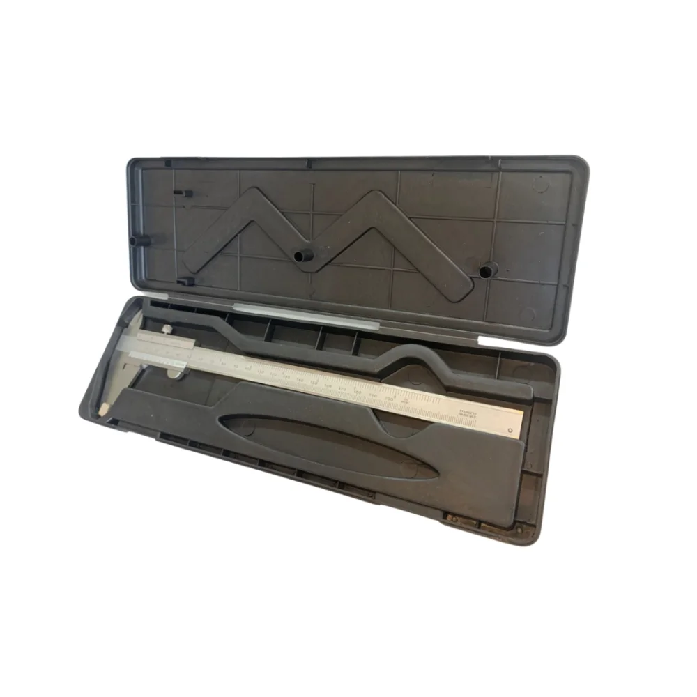 Paquimetro 200mm/8pol. Universal C/ Tin 0,02mm Aço Inox. WTools Paquimetro 200mm/8pol. Universal C/ Tin 0,02mm Aço Inox. WTools