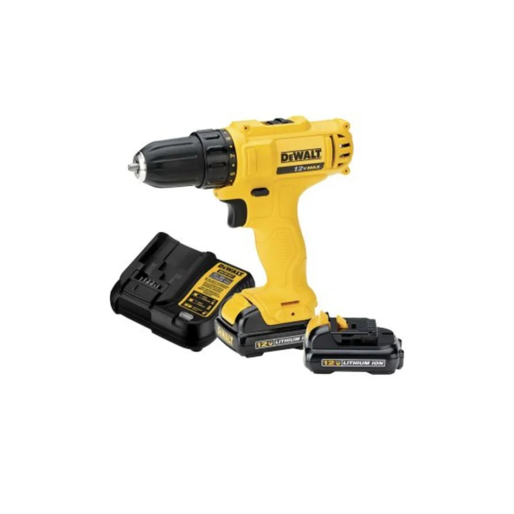 Parafusadeira/furadeira a bateria 12V carregador bivolt automático Dewalt