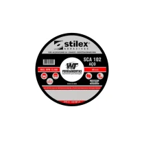 Disco de corte 4.1/2 x 1/8 x 7/8pol Stilex Disco de corte 4.1/2 x 1/8 x 7/8pol Stilex