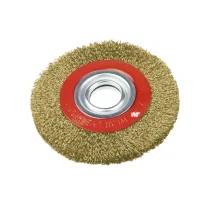 ESCOVA DE AÇO CIRCULAR LATONADA 6 X 3/4" 