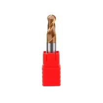 Fresa Esférica De Metal Duro 55hrc 6mm 2 cortes Wtools Carbide