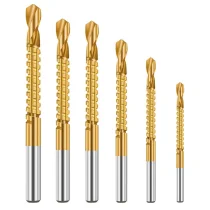 Jogo De Brocas Tin Corte Lateral Com 06 Peças Wtools