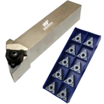 Kit 10 pastilhas tnmg 160404 e suporte mtjnr 2020 k16