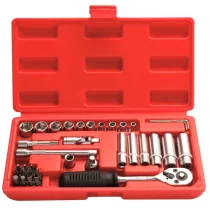 Jogo de soquetes 1/4 com 36 peças 9DU Eda