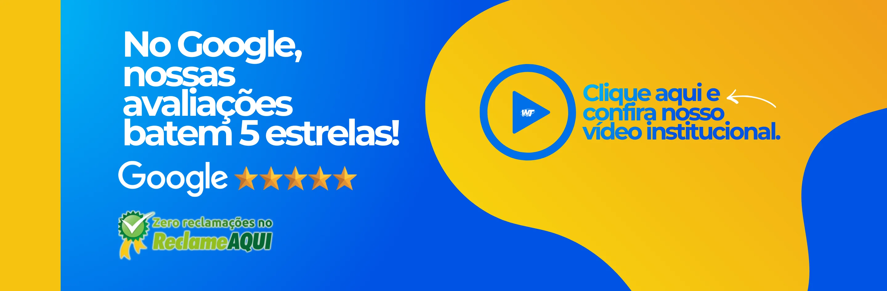 Google, Reclame Aqui e Institucional