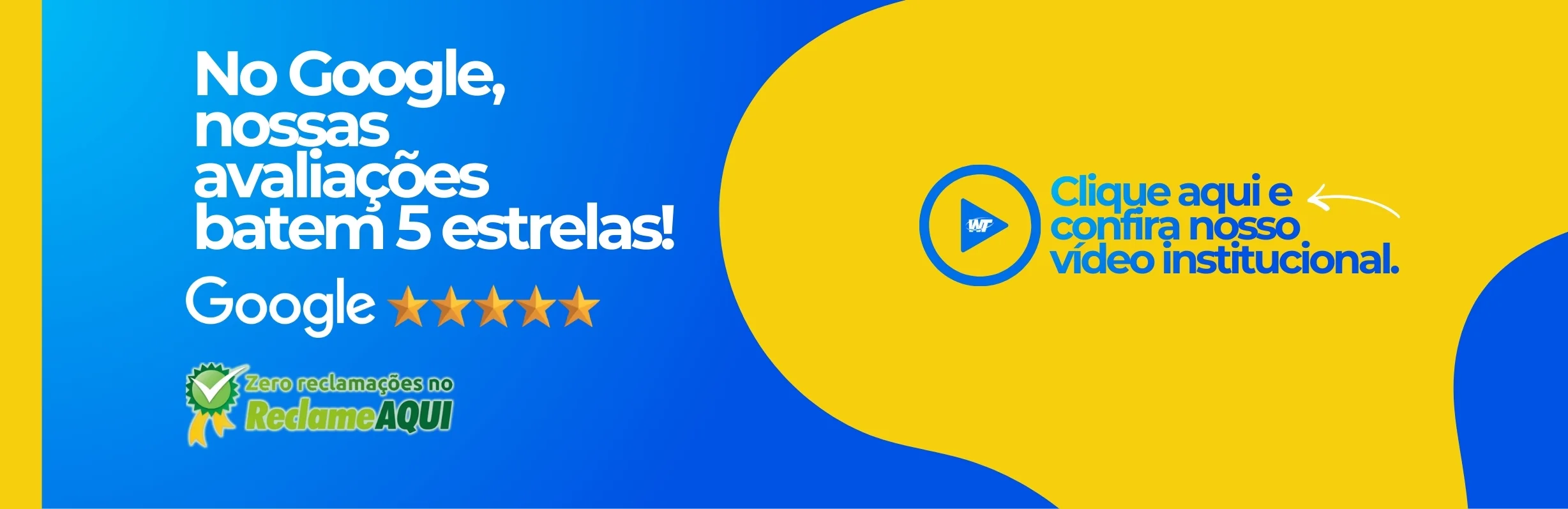 Google, Reclame Aqui e Institucional