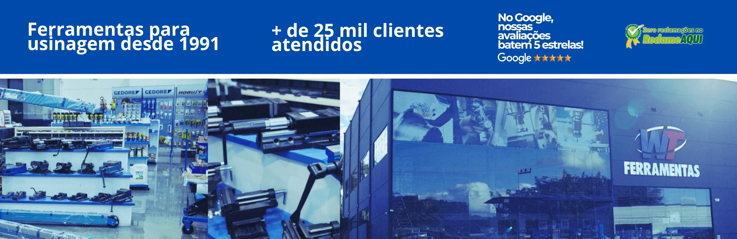 Google, Reclame Aqui e Institucional