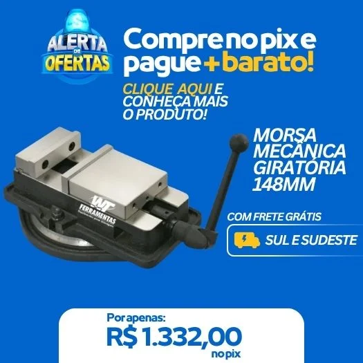 Morsa mecanica giratoria 148mm