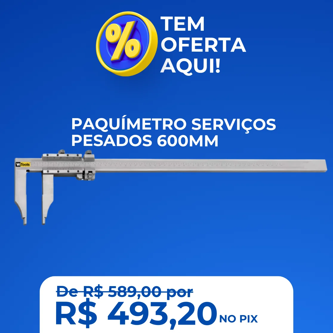 Paquimetro Para Serviços Pesados 600mm